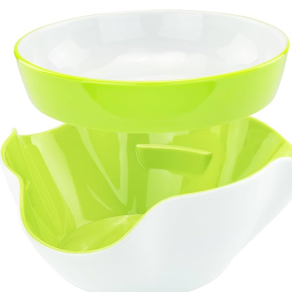 Joseph Joseph Double Dish Pistachio Bowl Snack Serving Home Bowls - Picture 11 of 11